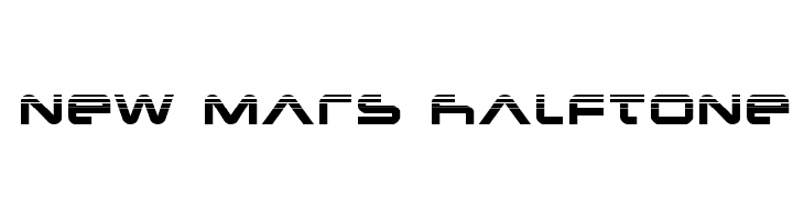 New Mars Halftone  免费字体下载