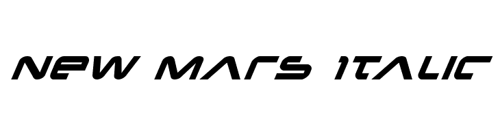 New Mars Italic  नि: शुल्क फ़ॉन्ट्स डाउनलोड