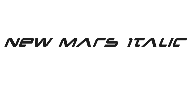 New Mars Italic Logo