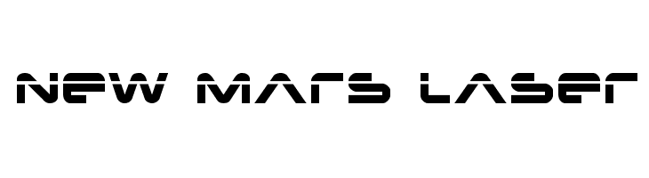 New Mars Laser  Frei Schriftart Herunterladen