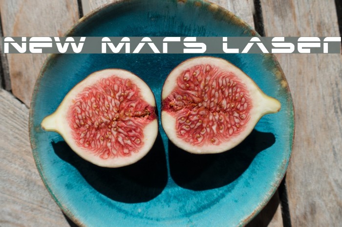 New Mars Laser Font examples