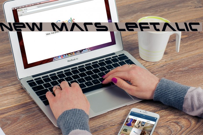 New Mars Leftalic Font examples