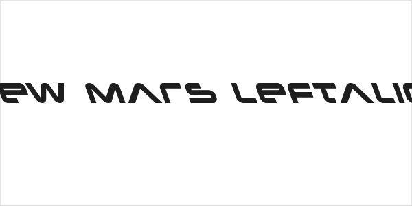 New Mars Leftalic Logo