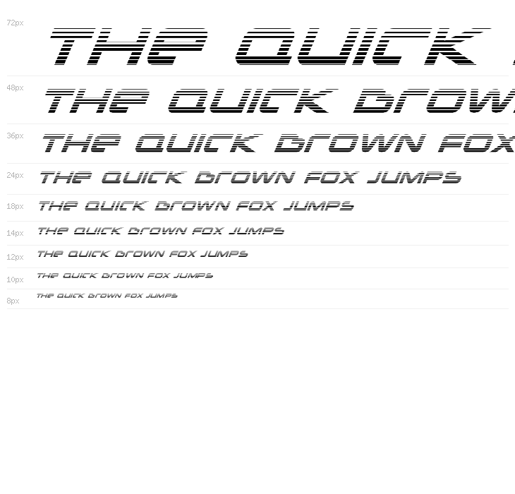 New Mars Scanlines Italic Waterfall