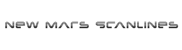 New Mars Scanlines  नि: शुल्क फ़ॉन्ट्स डाउनलोड
