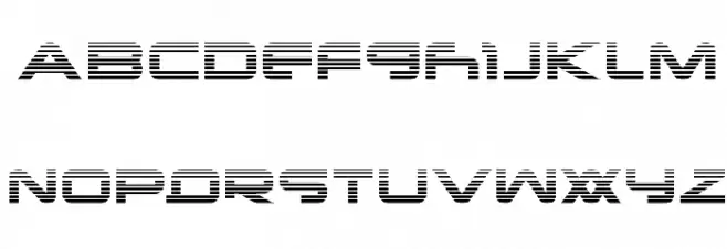 New Mars Scanlines Fonte MAIÚSCULAS