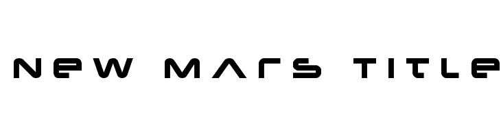 New Mars Title  baixar fontes gratis