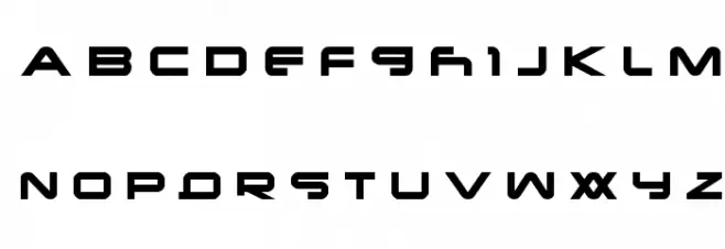 New Mars Title Font Litere mari