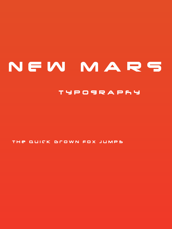 New Mars Title Poster