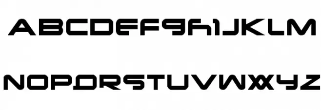 New Mars 字体 大写
