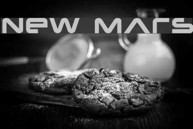 New Mars Font examples