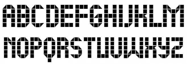 New Message Regular Schriftart Groß