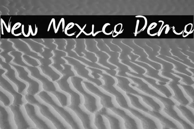 New Mexico Demo Font examples