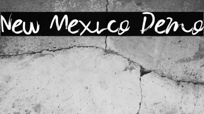 New Mexico Demo Font examples