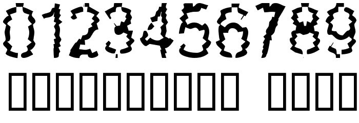 New Mozak Font OTHER CHARS