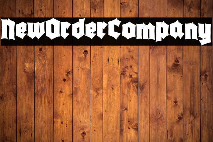 New Order Company Example 3