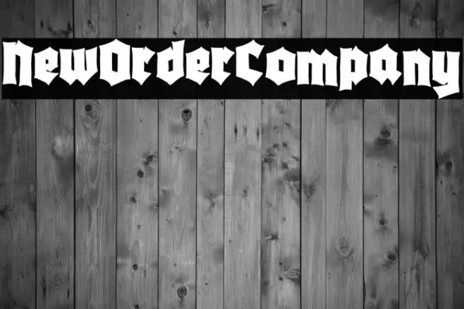 New Order Company Example 3