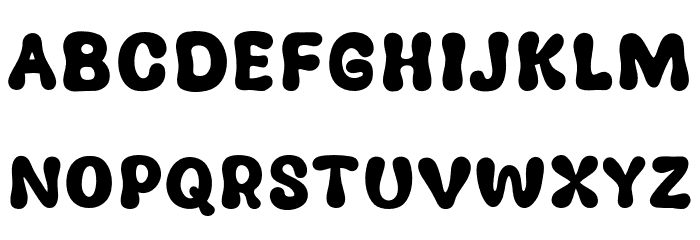 New Pizza Font LOWERCASE