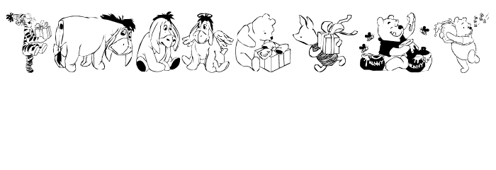 New Pooh Font OTHER CHARS
