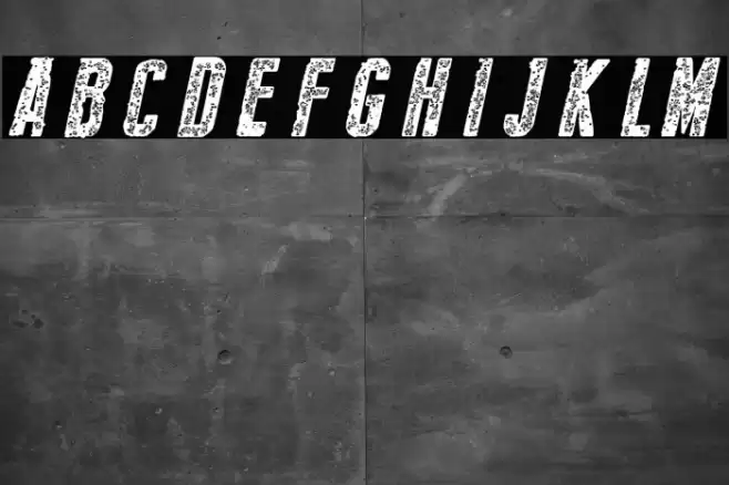 New Press Eroded Bold Italic Font examples