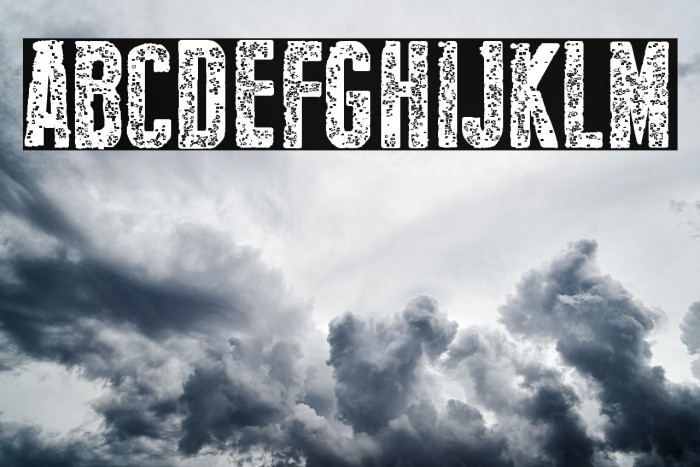 New Press Eroded Bold Example 2