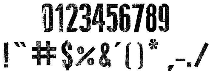 New press. Eroded fonts. Liffo шрифт Level 13.