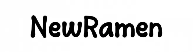 New Ramen  Fuentes Gratis Descargar