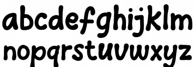 New Ramen 字体 小写