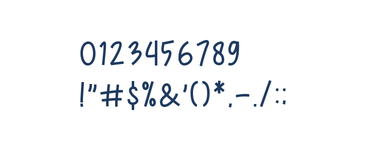 New Rocket Script Other Characters