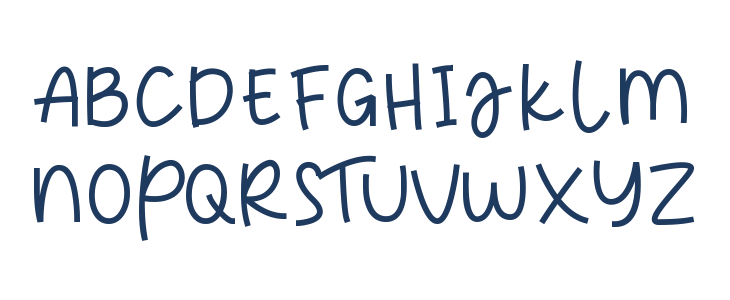 New Rocket Script Uppercase