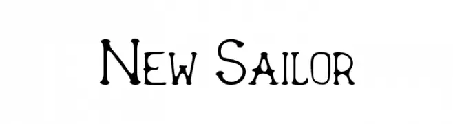 New Sailor  تنزيل الخطوط