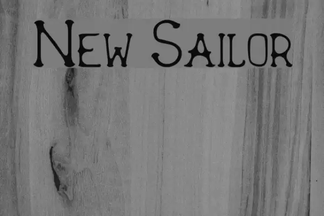 New Sailor Font examples