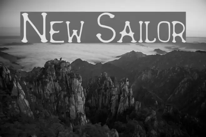 New Sailor Font examples