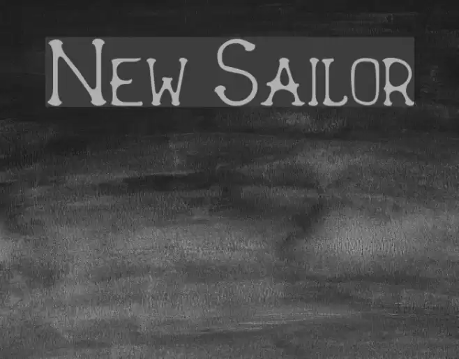 New Sailor Font examples