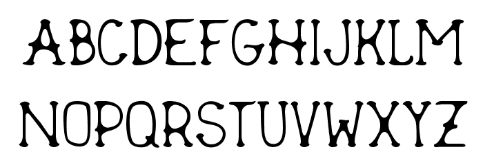 New Sailor Font LOWERCASE