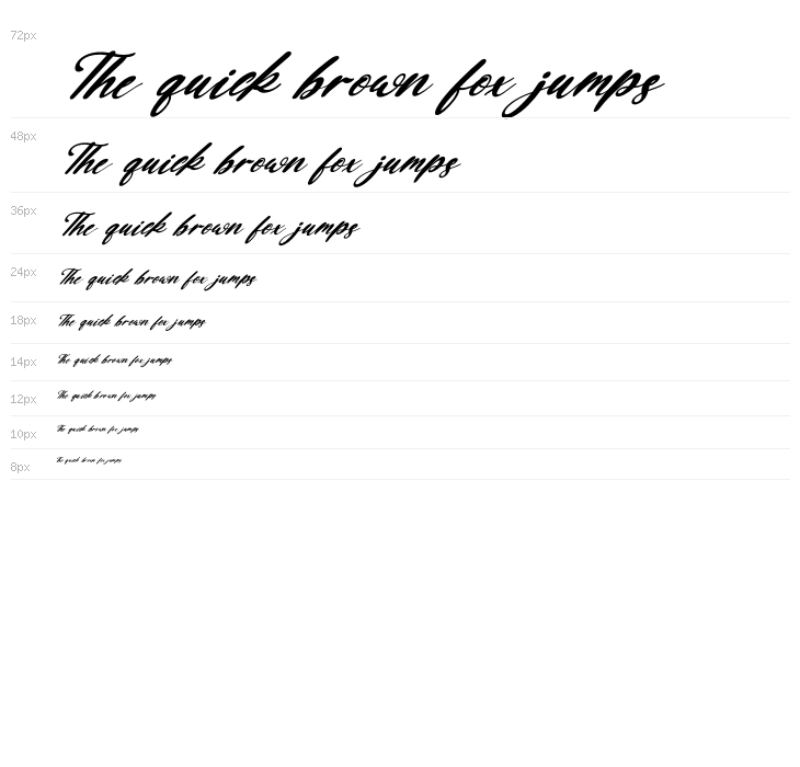 New Seaffon Italic Waterfall