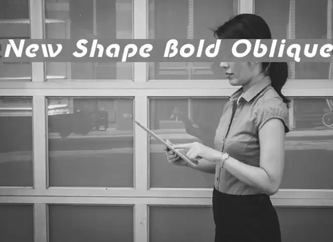 New Shape Bold Oblique  examples