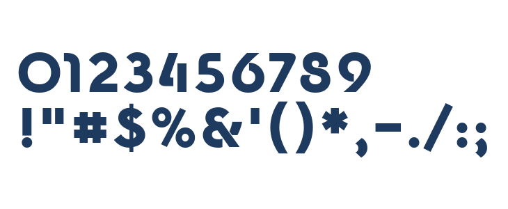 New Shape Bold Other Characters