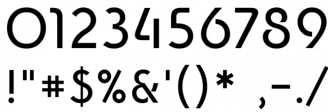 New Shape Font OTHER CHARS