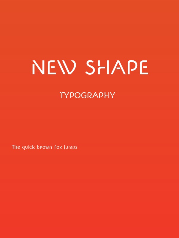 New Shape Poster