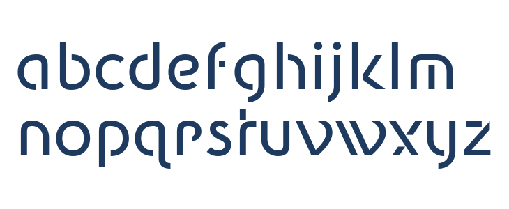 New Shape Lowercase