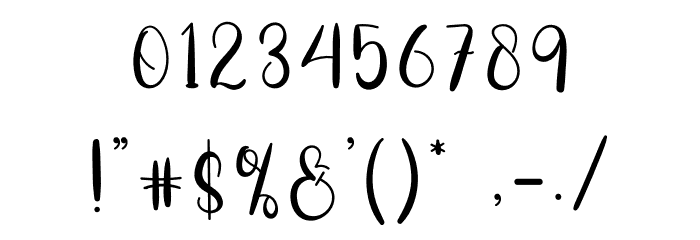 New Sinergetic Font OTHER CHARS
