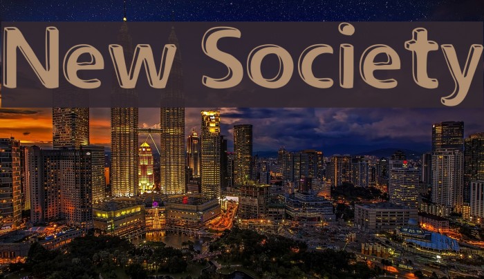 New Society Font examples
