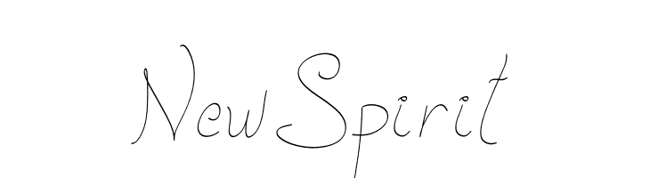 New Spirit Font