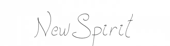 New Spirit  Frei Schriftart Herunterladen