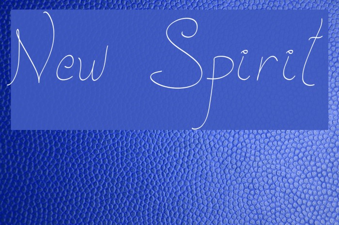New Spirit Example 1