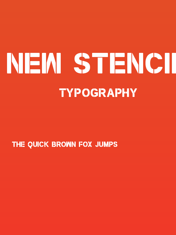 New Stencil tfb Poster