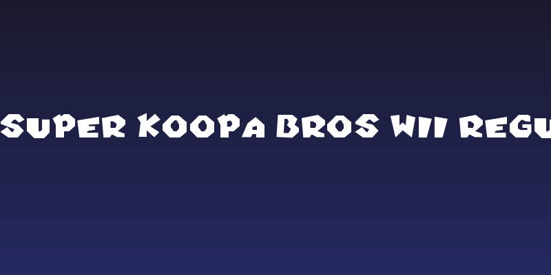 New Super Koopa Bros Wii Regular Social Header
