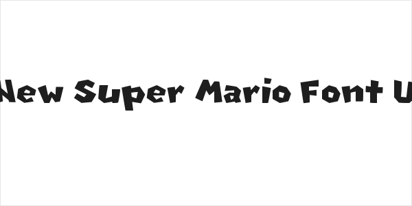 New Super Mario Font U Logo