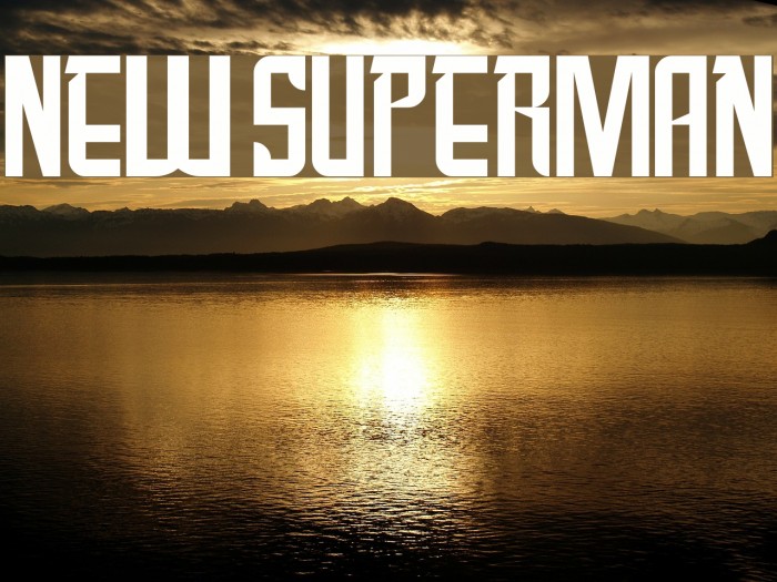 newsuperman字体